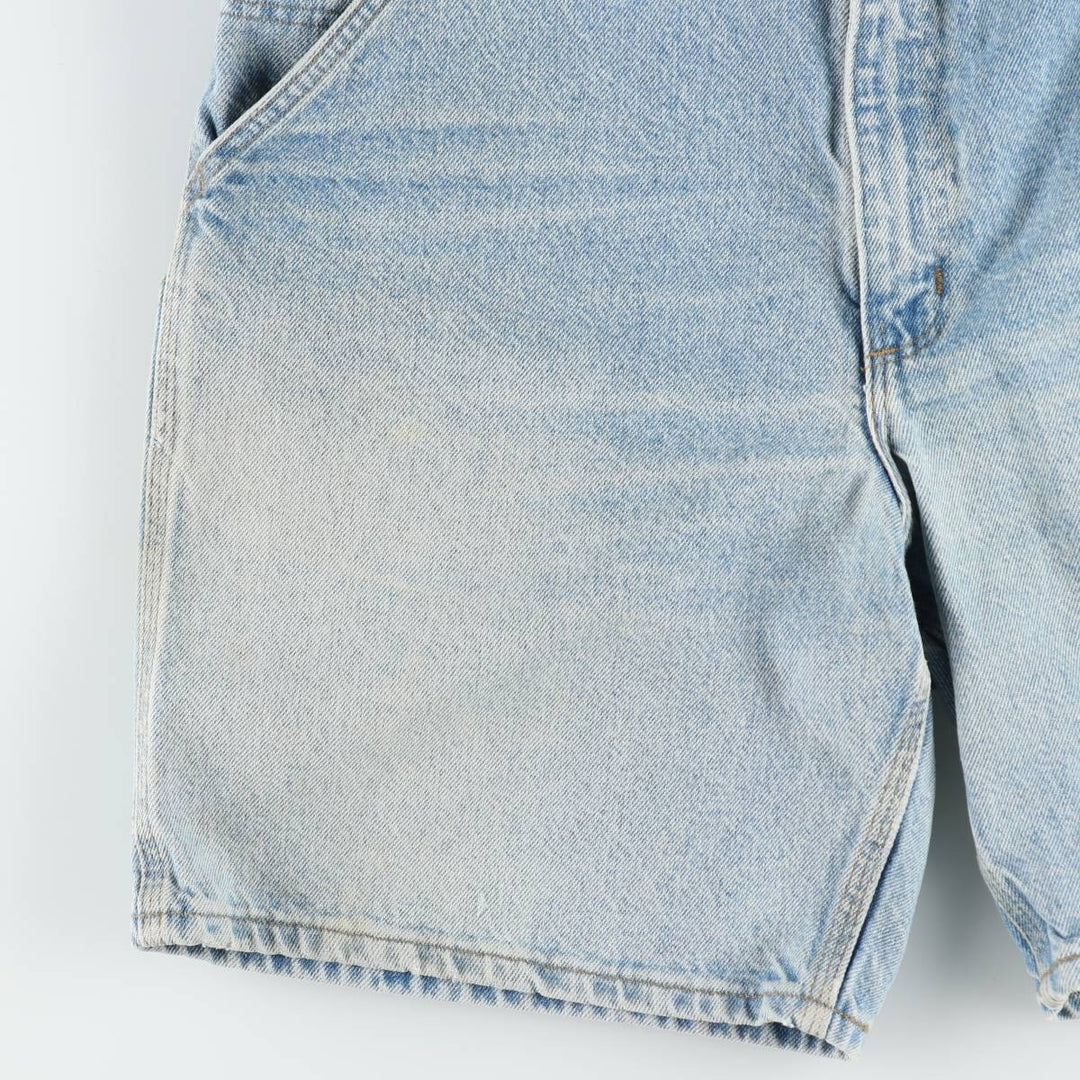 00'S Carhartt Denim Painter Shorts, Men's W36 cotton blue type Vintage Second Hand