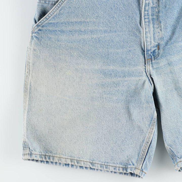 00'S Carhartt Denim Painter Shorts, Men's W36 cotton blue type Vintage Second Hand