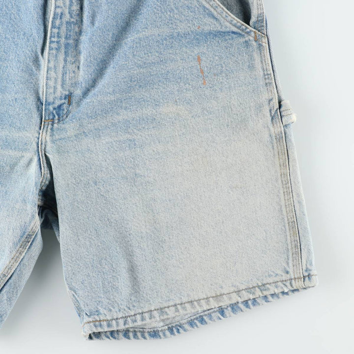 00'S Carhartt Denim Painter Shorts, Men's W36 cotton blue type Vintage Second Hand