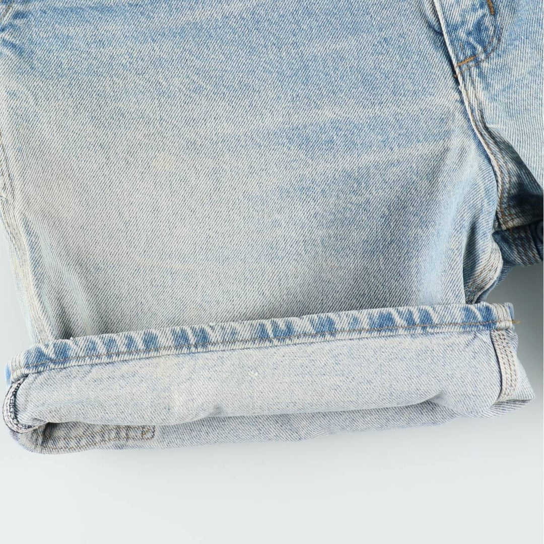 00'S Carhartt Denim Painter Shorts, Men's W36 cotton blue type Vintage Second Hand