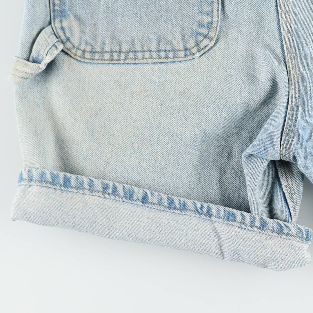 00'S Carhartt Denim Painter Shorts, Men's W36 cotton blue type Vintage Second Hand