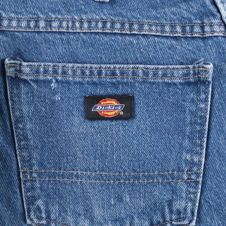 Dickies denim shorts, men's size W37 (approx.) cotton blue type Vintage Second Hand