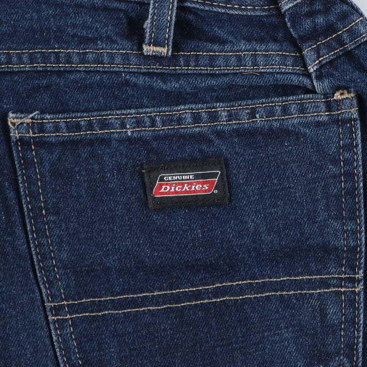 Dickies denim painter shorts, half pants, men's size w37 cotton blue type Vintage Second Hand