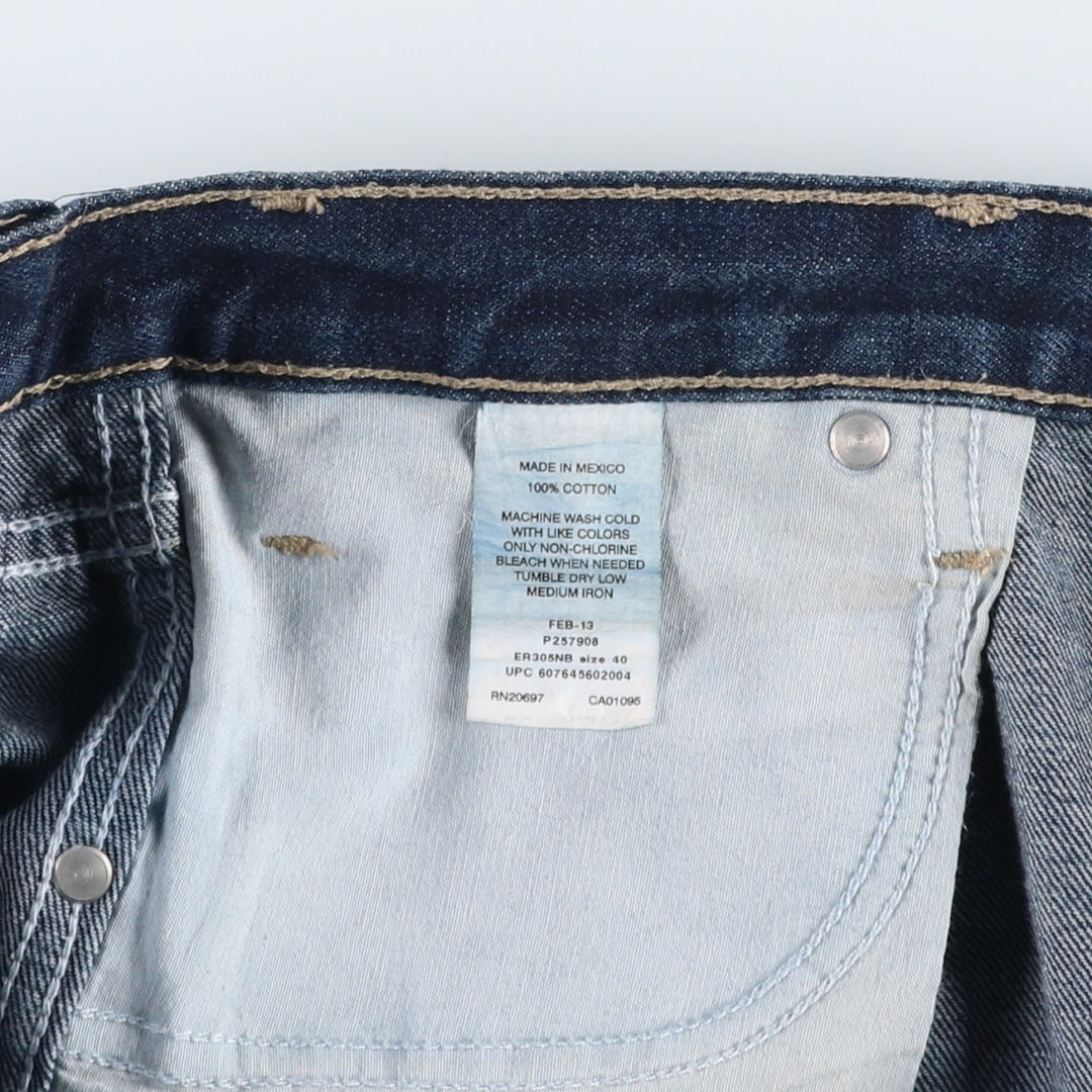 Dickies denim painter shorts, half pants, men's size w37 cotton blue type Vintage Second Hand