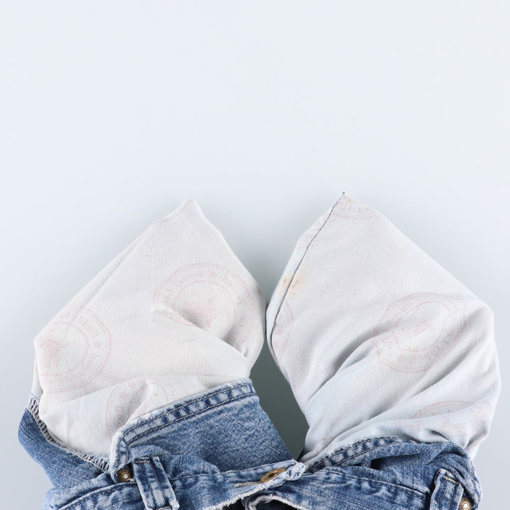 Lee DUNGAREES denim painter shorts, half pants, men's size w36 unclear blue type Vintage Second Hand