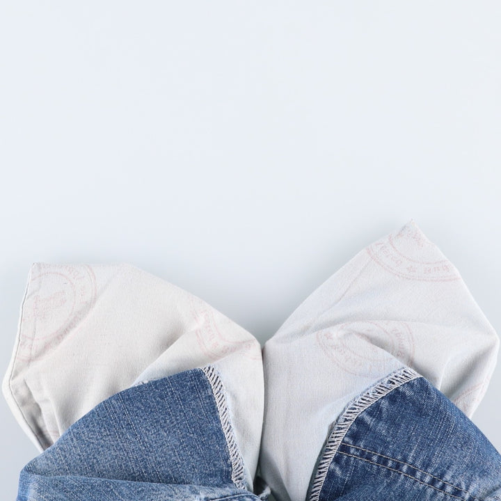 Lee DUNGAREES denim painter shorts, half pants, men's size w36 unclear blue type Vintage Second Hand