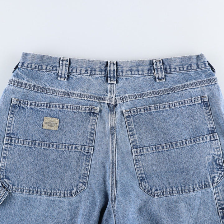 Lee DUNGAREES denim painter shorts, half pants, men's size w36 unclear blue type Vintage Second Hand
