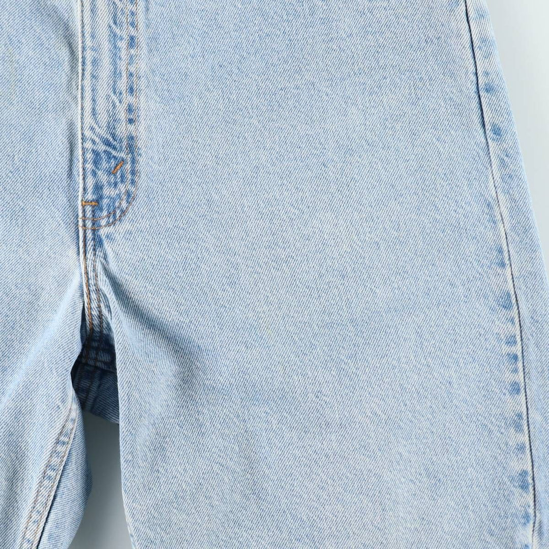 90'S Levi's 550 Relaxed Fit Orange Tab Denim Shorts, Men's Size W33 (approx.), Vintage cotton blue type Vintage Second Hand
