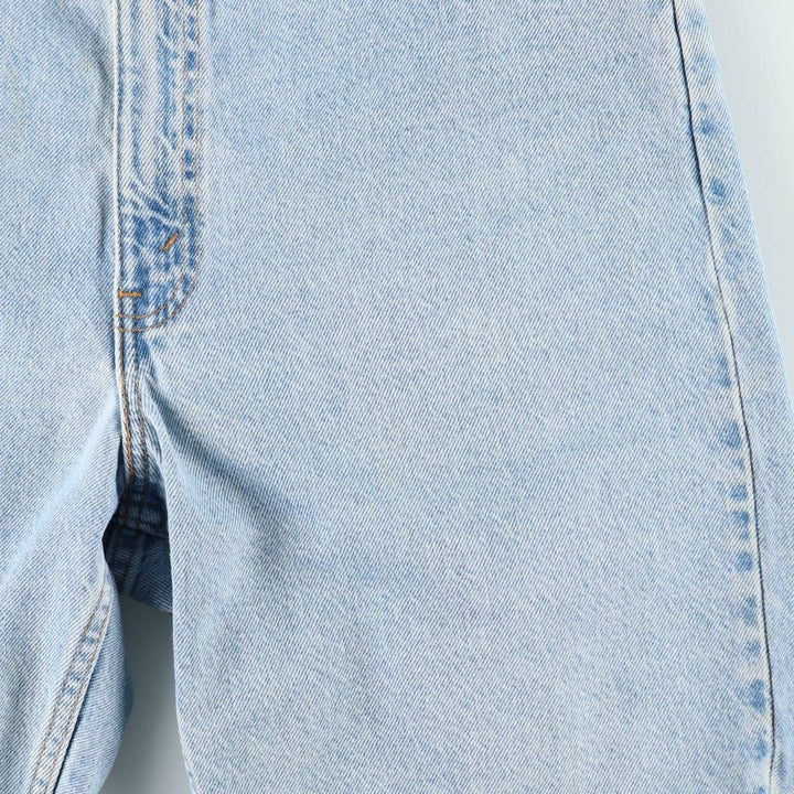 90'S Levi's 550 Relaxed Fit Orange Tab Denim Shorts, Men's Size W33 (approx.), Vintage cotton blue type Vintage Second Hand