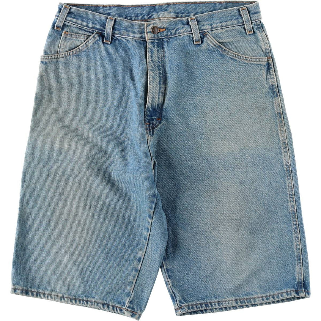 Dickies denim shorts, men's size W34 (approx.) cotton blue type Vintage Second Hand