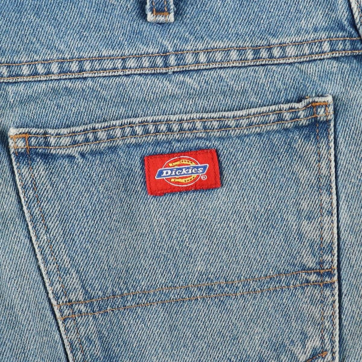 Dickies denim shorts, men's size W34 (approx.) cotton blue type Vintage Second Hand