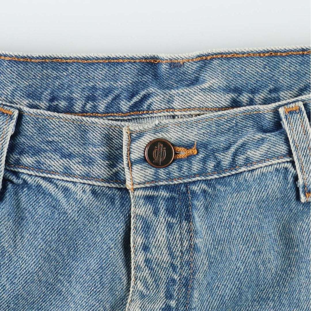Dickies denim shorts, men's size W34 (approx.) cotton blue type Vintage Second Hand