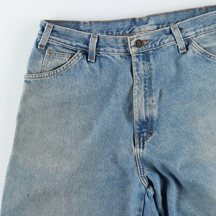 Dickies denim shorts, men's size W34 (approx.) cotton blue type Vintage Second Hand