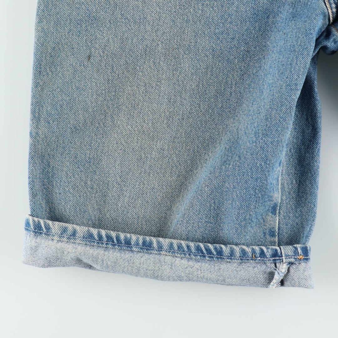 Dickies denim shorts, men's size W34 (approx.) cotton blue type Vintage Second Hand