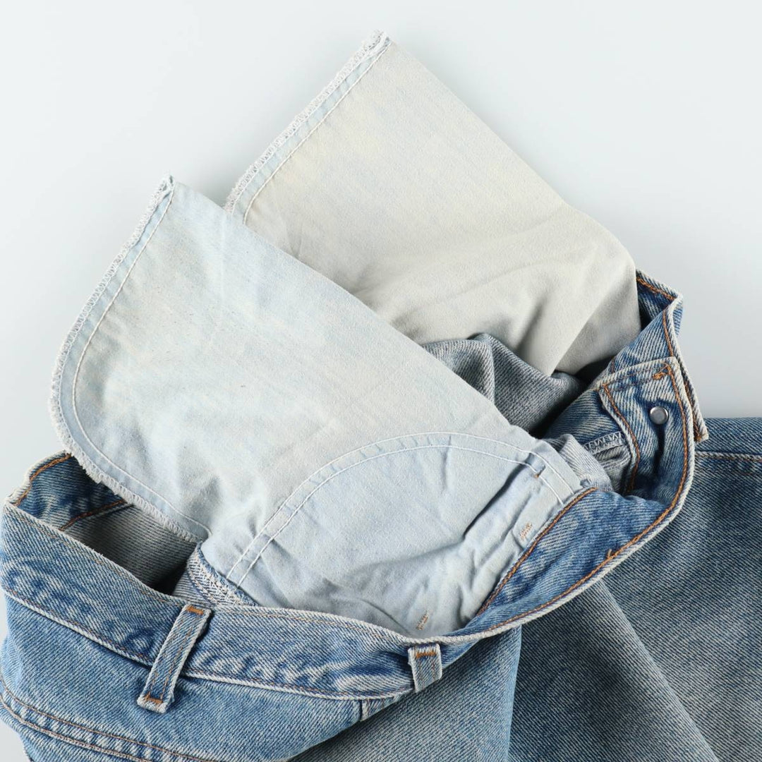 Dickies denim shorts, men's size W34 (approx.) cotton blue type Vintage Second Hand