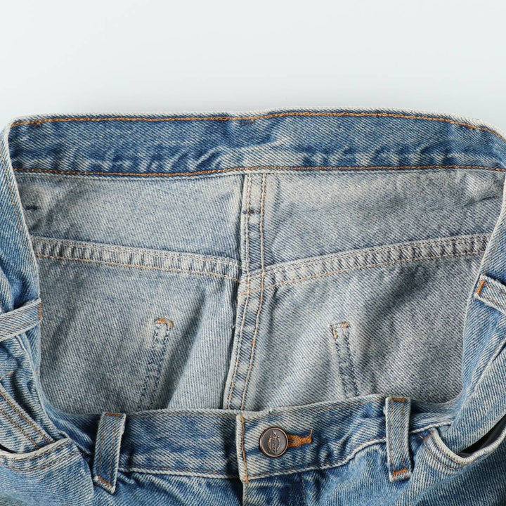 Dickies denim shorts, men's size W34 (approx.) cotton blue type Vintage Second Hand