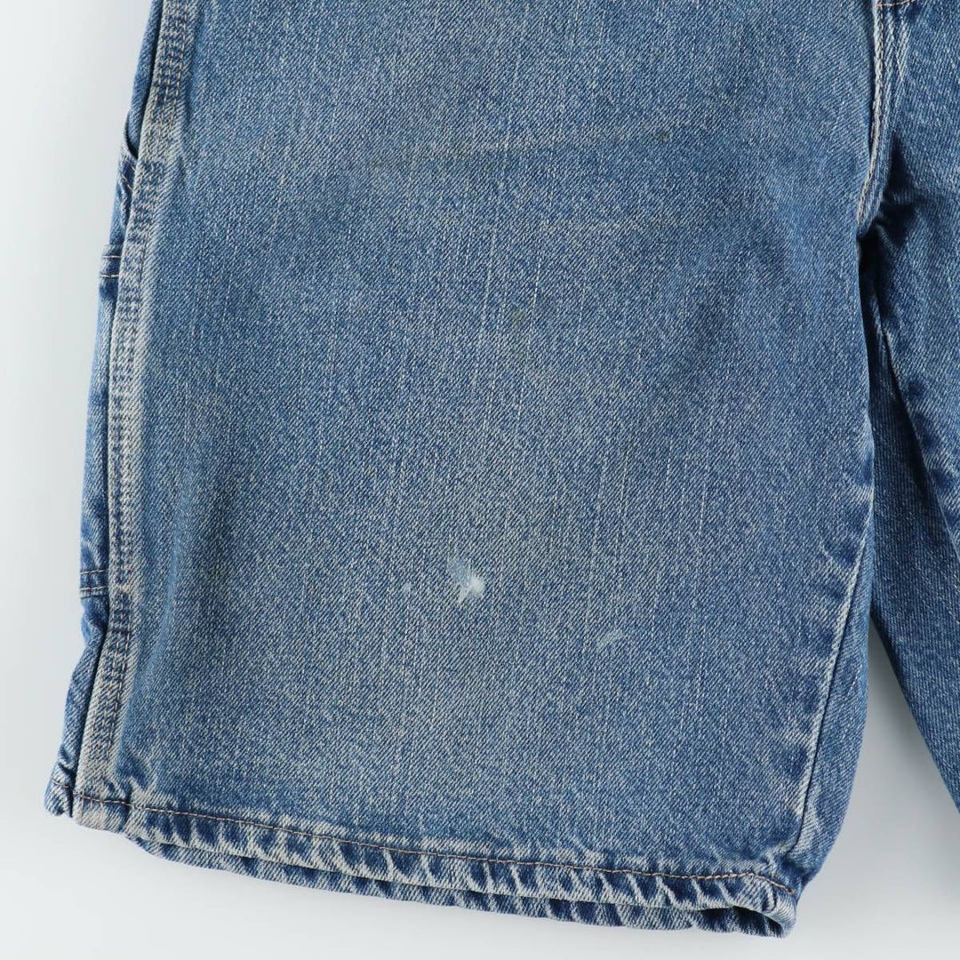 Dickies denim painter shorts, half pants, men's size w33 cotton blue type Vintage Second Hand