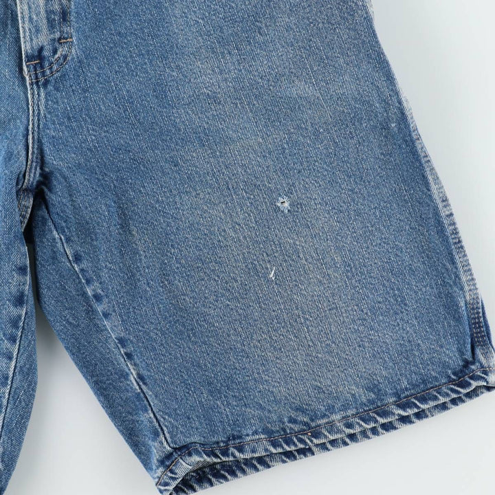 Dickies denim painter shorts, half pants, men's size w33 cotton blue type Vintage Second Hand