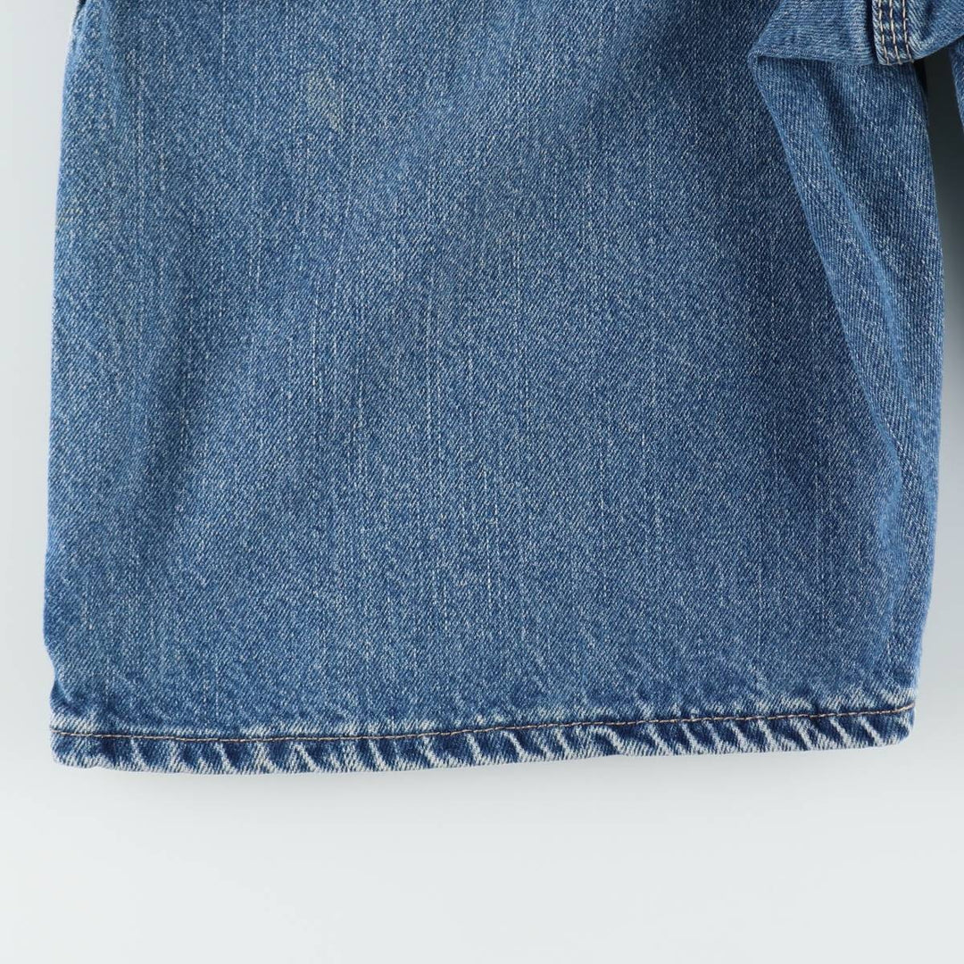 Dickies denim painter shorts, half pants, men's size w33 cotton blue type Vintage Second Hand