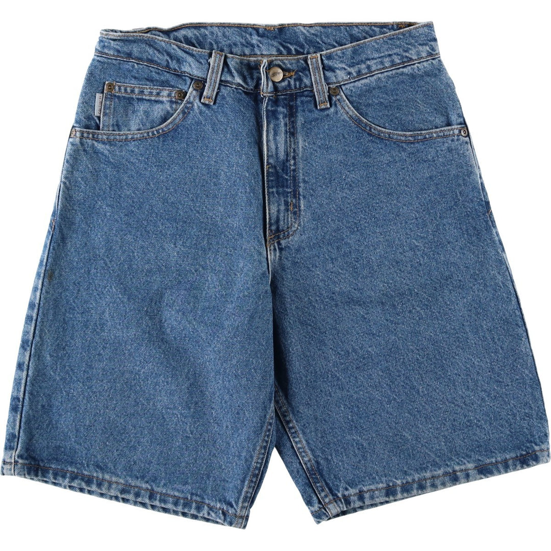 Carhartt denim shorts, men's size W30 (approx.) unclear blue type Vintage Second Hand