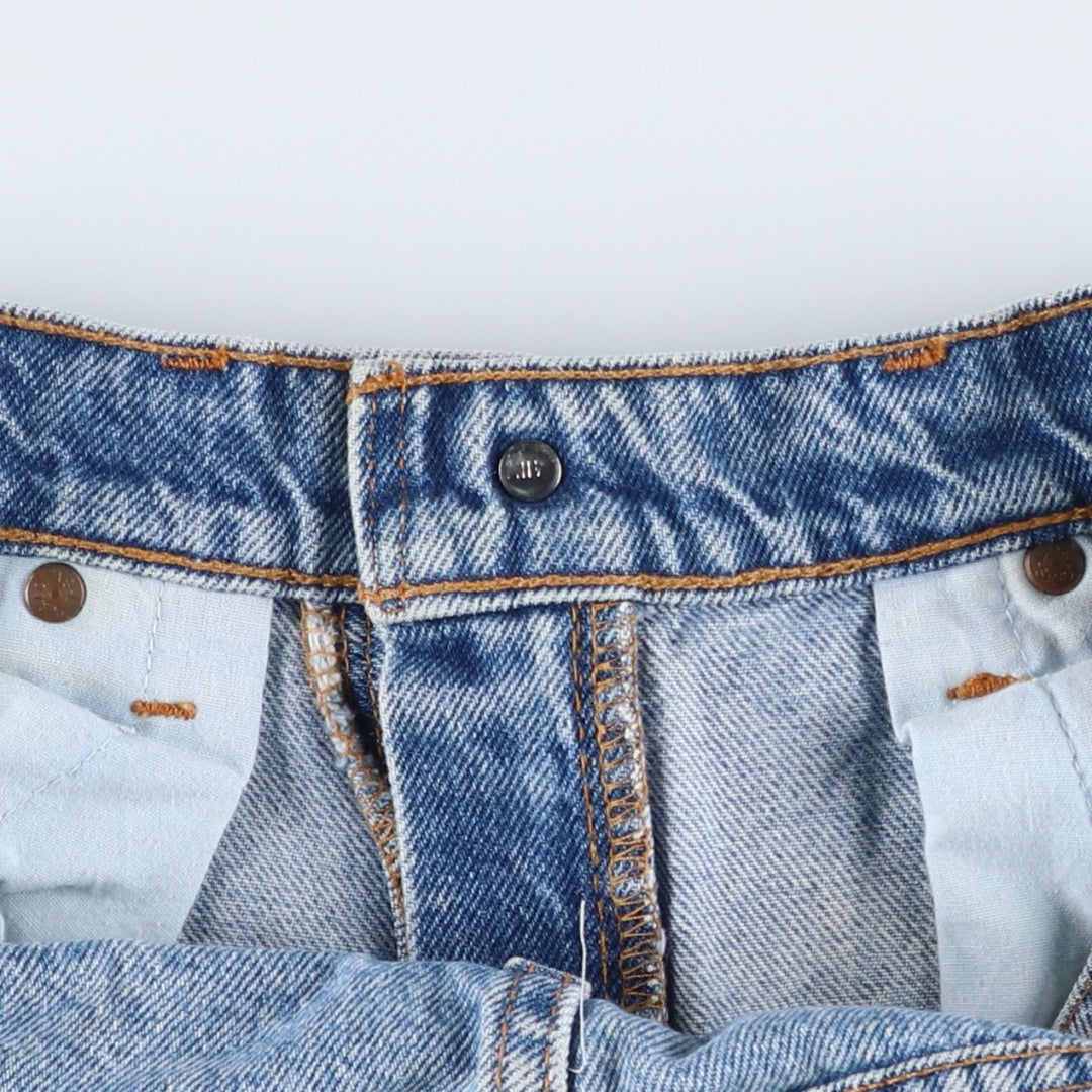 1990'S Levi's 37550-1714 Orange Tab Denim Shorts, Men's Size W32 (approx.), Vintage cotton blue type Vintage Second Hand