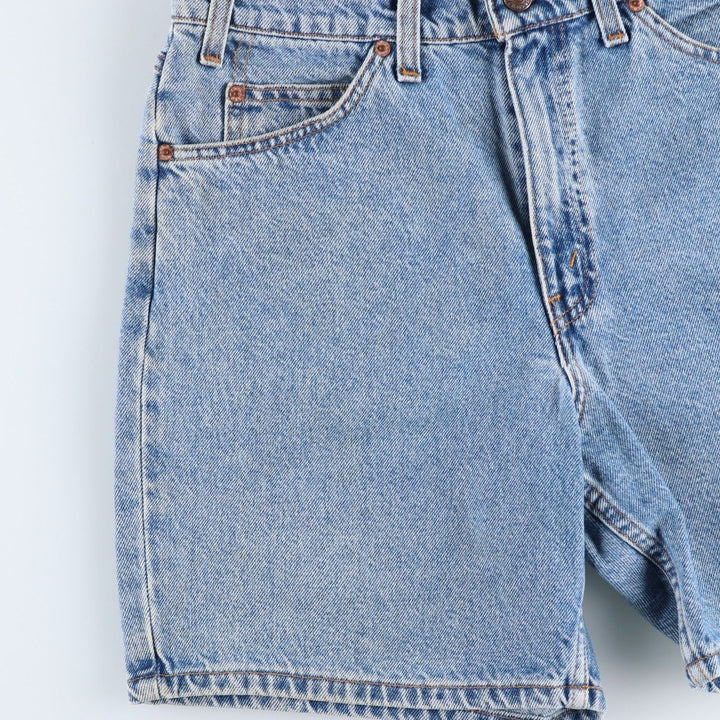 1990'S Levi's 37550-1714 Orange Tab Denim Shorts, Men's Size W32 (approx.), Vintage cotton blue type Vintage Second Hand