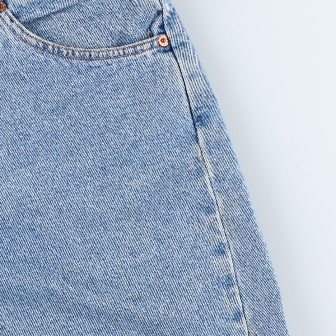 1990'S Levi's 37550-1714 Orange Tab Denim Shorts, Men's Size W32 (approx.), Vintage cotton blue type Vintage Second Hand
