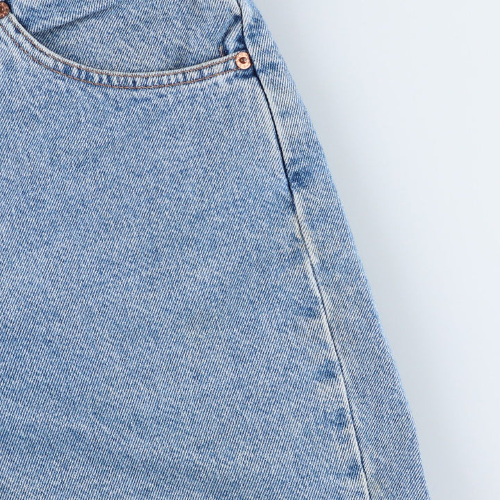1990'S Levi's 37550-1714 Orange Tab Denim Shorts, Men's Size W32 (approx.), Vintage cotton blue type Vintage Second Hand