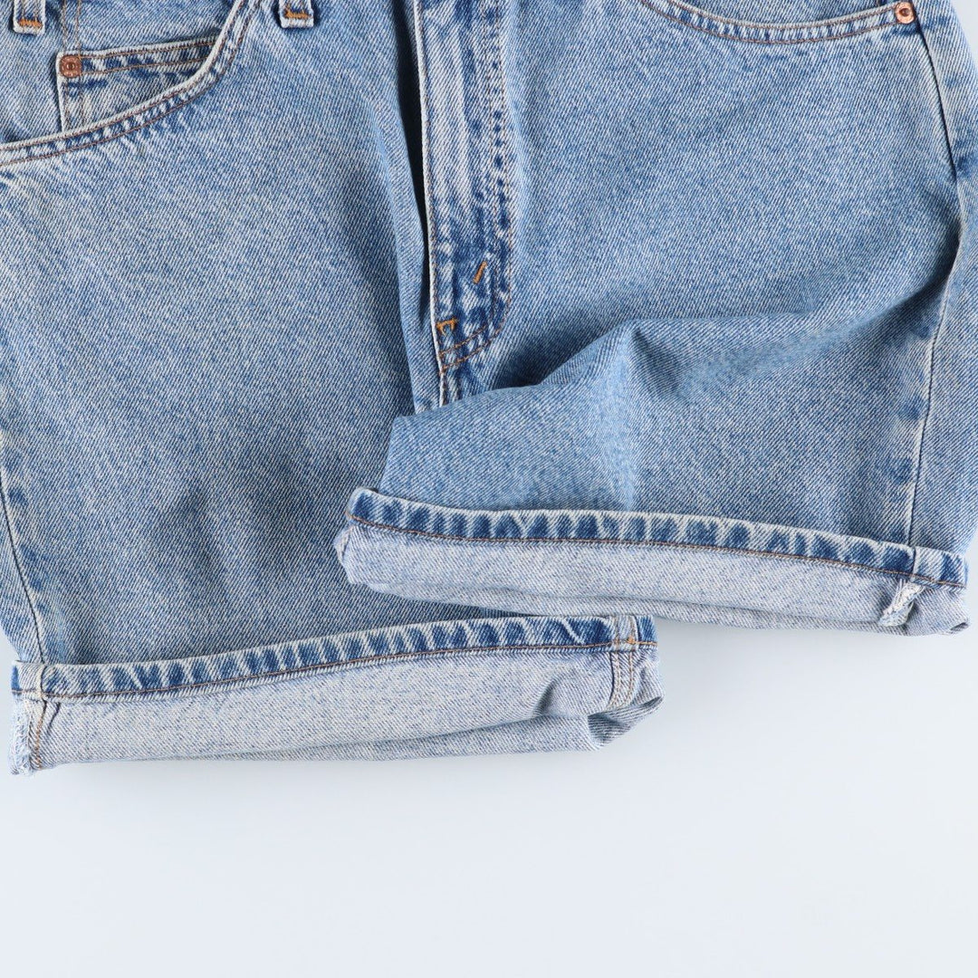 1990'S Levi's 37550-1714 Orange Tab Denim Shorts, Men's Size W32 (approx.), Vintage cotton blue type Vintage Second Hand
