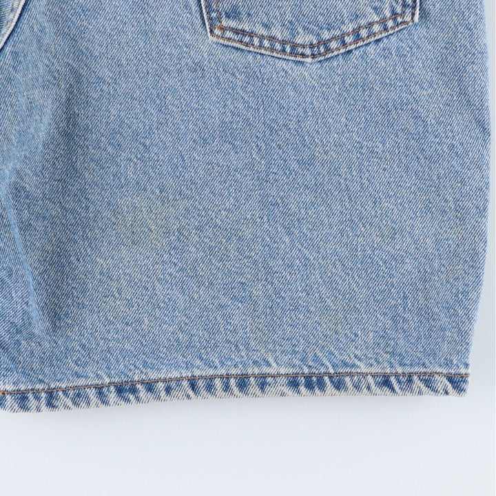 1990'S Levi's 37550-1714 Orange Tab Denim Shorts, Men's Size W32 (approx.), Vintage cotton blue type Vintage Second Hand