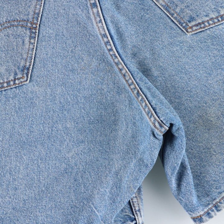 1990'S Levi's 37550-1714 Orange Tab Denim Shorts, Men's Size W32 (approx.), Vintage cotton blue type Vintage Second Hand