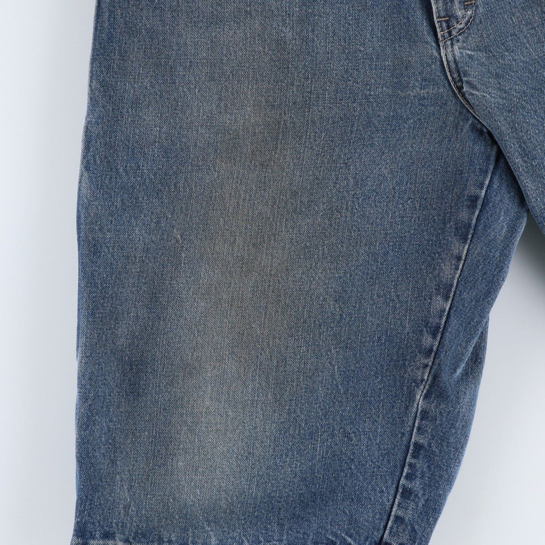 Dickies Loose Fit Denim Painter Shorts (Men's W37 equivalent) cotton blue type Vintage Second Hand