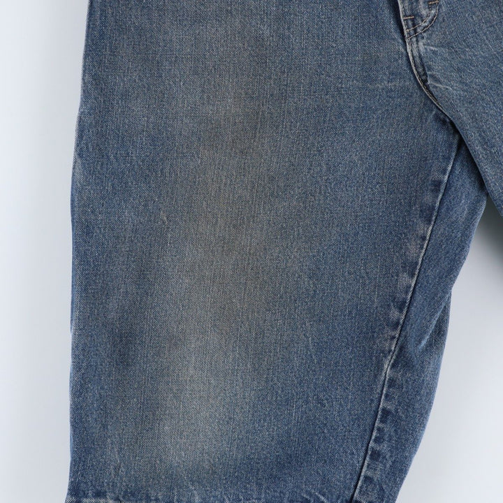 Dickies Loose Fit Denim Painter Shorts (Men's W37 equivalent) cotton blue type Vintage Second Hand