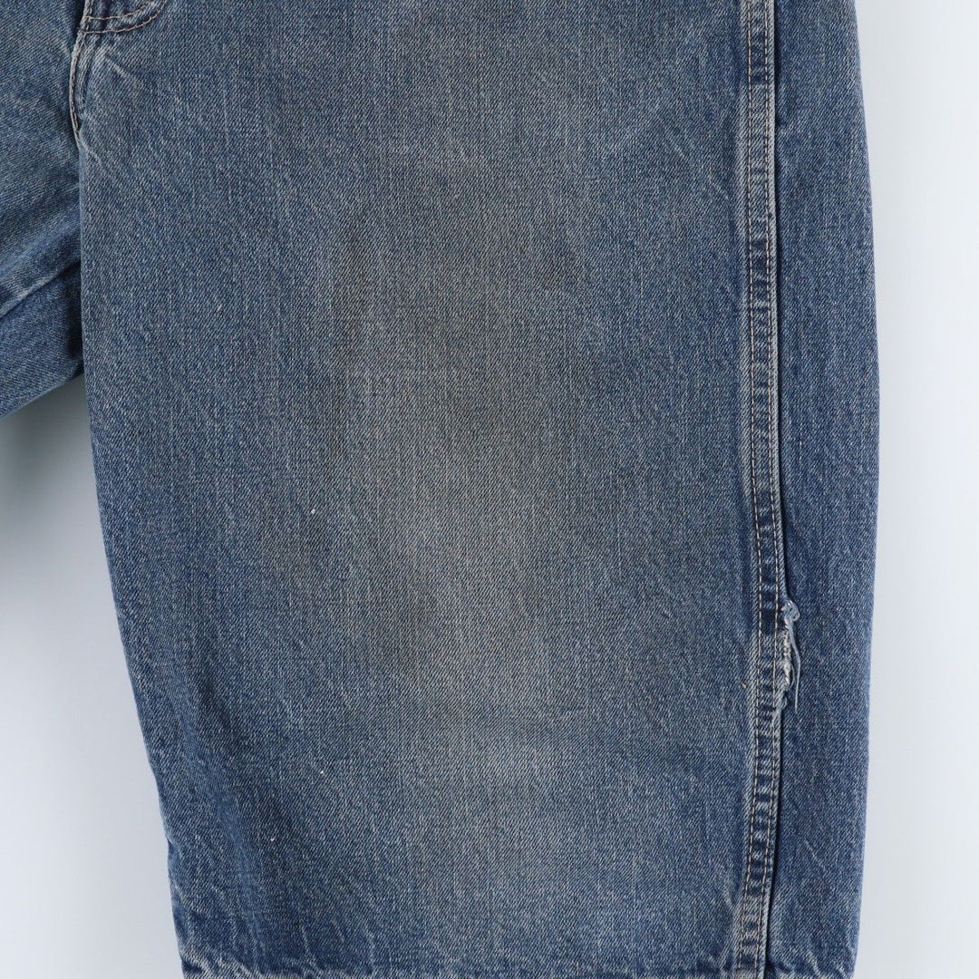 Dickies Loose Fit Denim Painter Shorts (Men's W37 equivalent) cotton blue type Vintage Second Hand