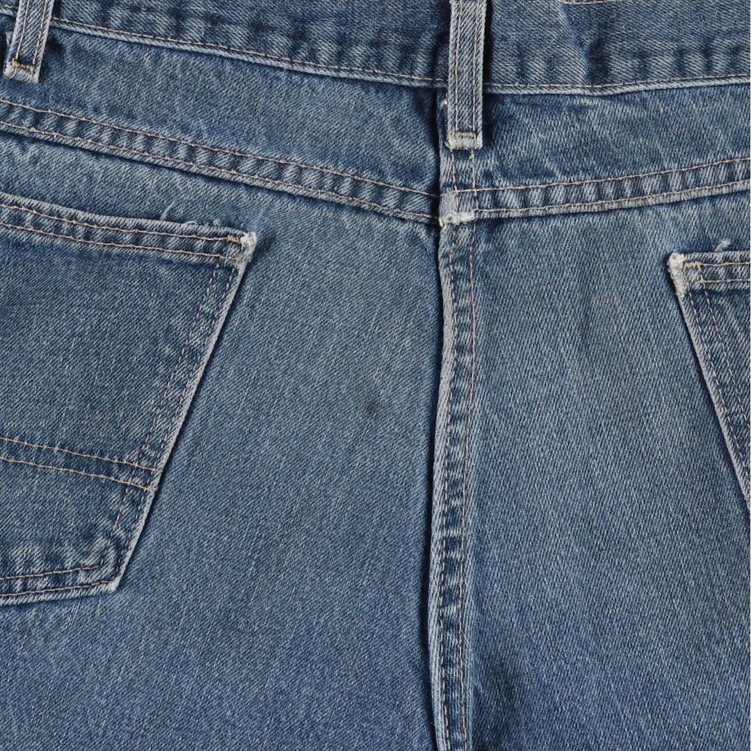Dickies Loose Fit Denim Painter Shorts (Men's W37 equivalent) cotton blue type Vintage Second Hand