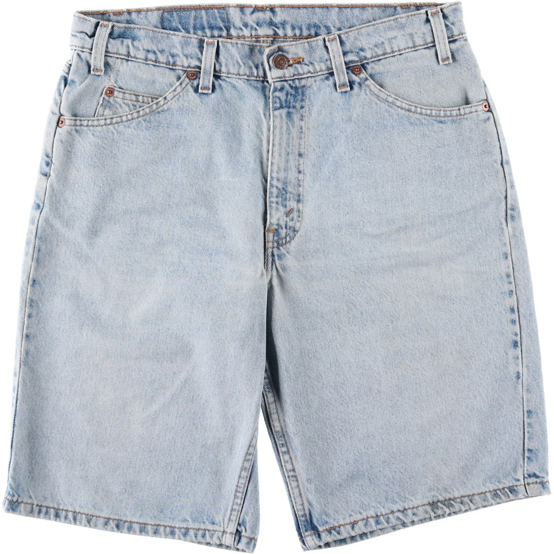 90'S Levi's 36550-0214 Orange Tab Denim Shorts, Men's W34 (approx.), Vintage cotton blue type Vintage Second Hand