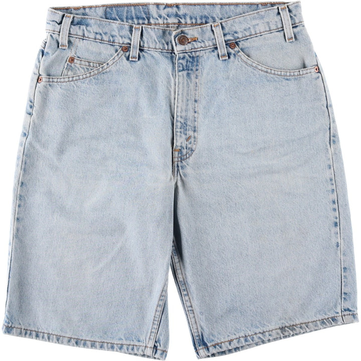90'S Levi's 36550-0214 Orange Tab Denim Shorts, Men's W34 (approx.), Vintage cotton blue type Vintage Second Hand