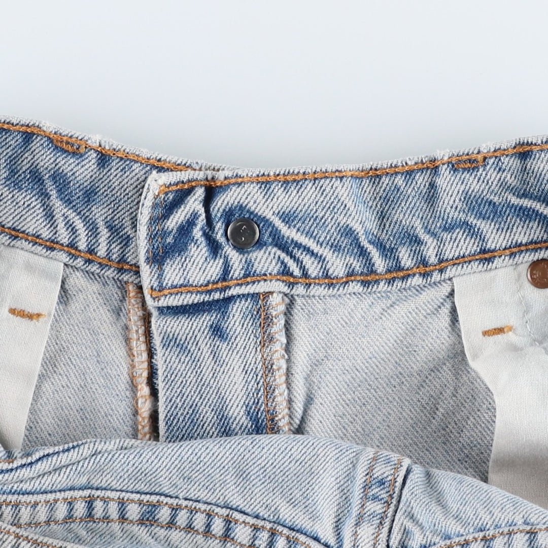 90'S Levi's 36550-0214 Orange Tab Denim Shorts, Men's W34 (approx.), Vintage cotton blue type Vintage Second Hand