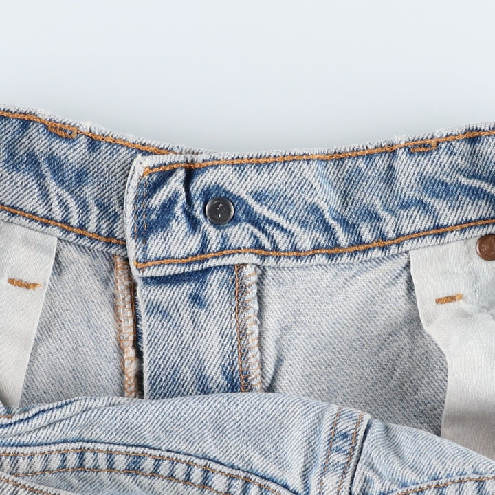 90'S Levi's 36550-0214 Orange Tab Denim Shorts, Men's W34 (approx.), Vintage cotton blue type Vintage Second Hand