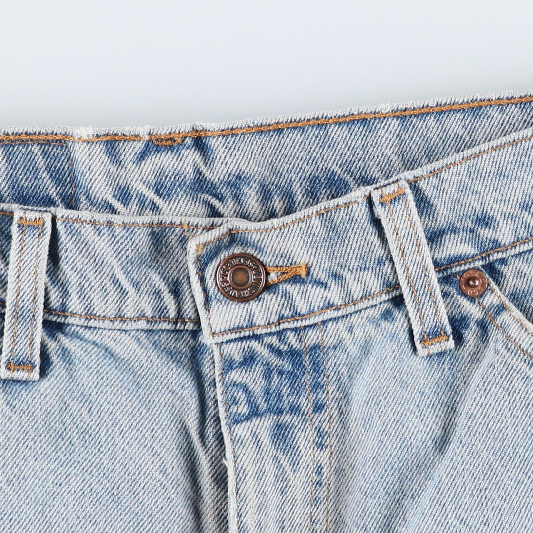 90'S Levi's 36550-0214 Orange Tab Denim Shorts, Men's W34 (approx.), Vintage cotton blue type Vintage Second Hand