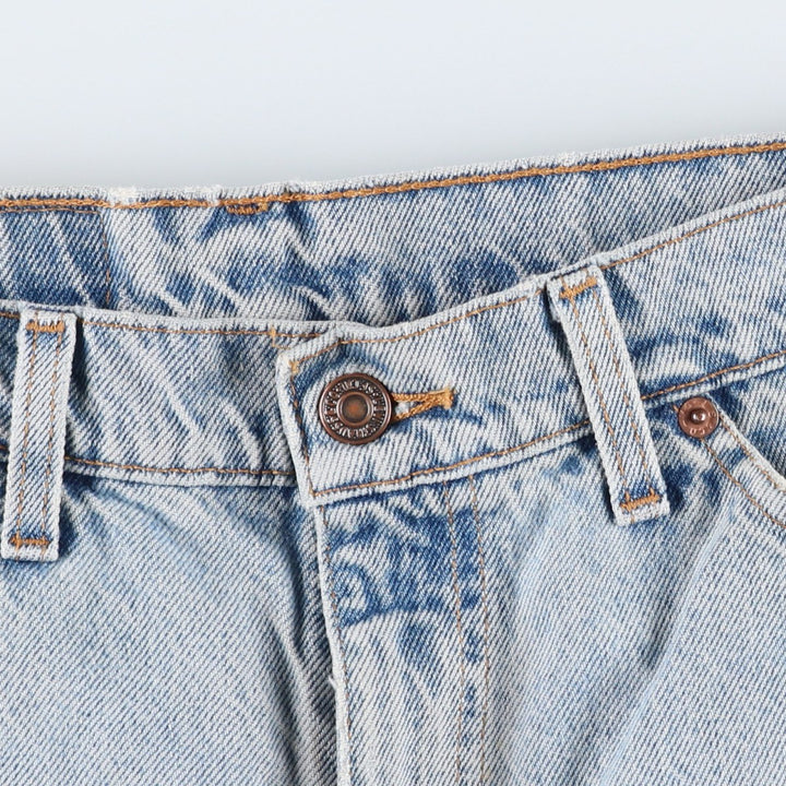 90'S Levi's 36550-0214 Orange Tab Denim Shorts, Men's W34 (approx.), Vintage cotton blue type Vintage Second Hand