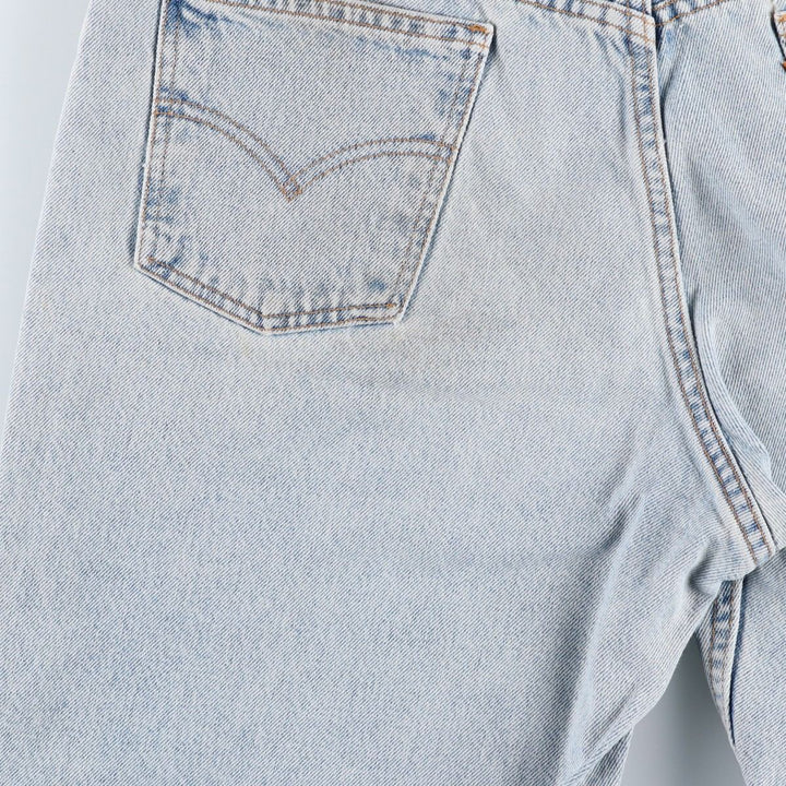 90'S Levi's 36550-0214 Orange Tab Denim Shorts, Men's W34 (approx.), Vintage cotton blue type Vintage Second Hand