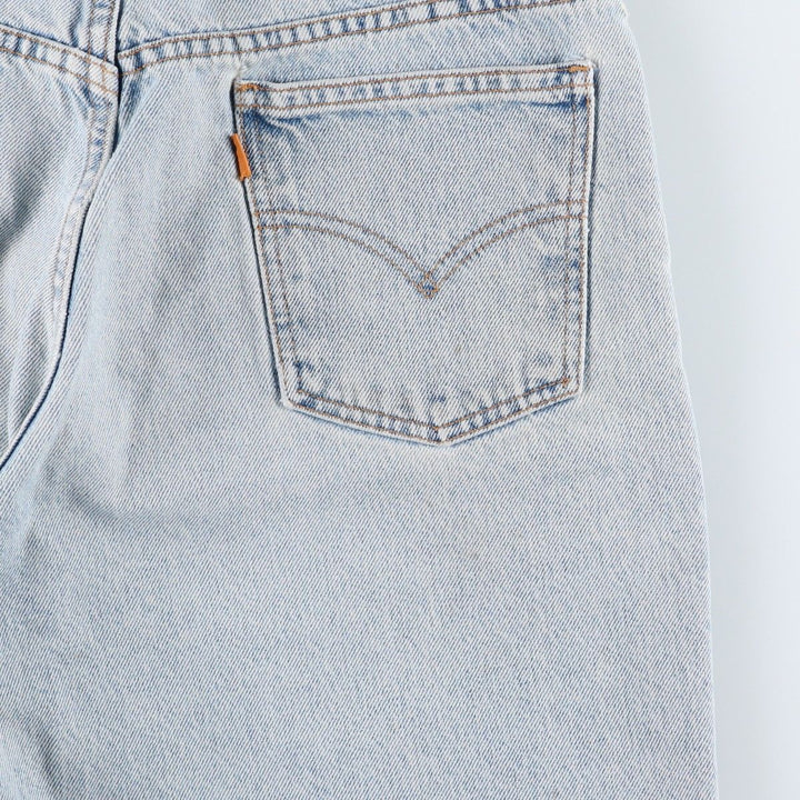 90'S Levi's 36550-0214 Orange Tab Denim Shorts, Men's W34 (approx.), Vintage cotton blue type Vintage Second Hand