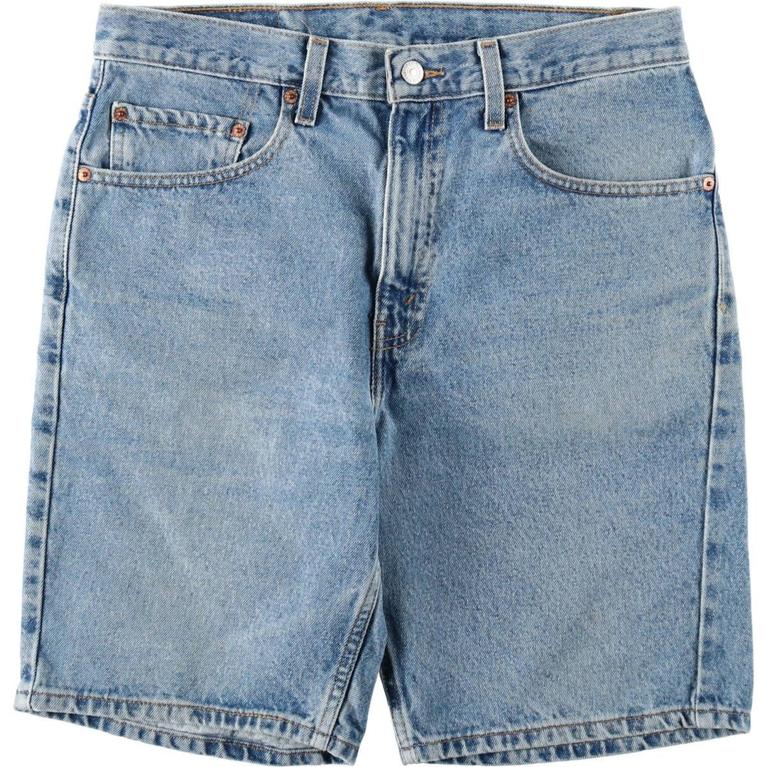 2000'S Levi's 505 Regular Fit Denim Shorts (Men's size W33 equivalent) cotton blue type Vintage Second Hand