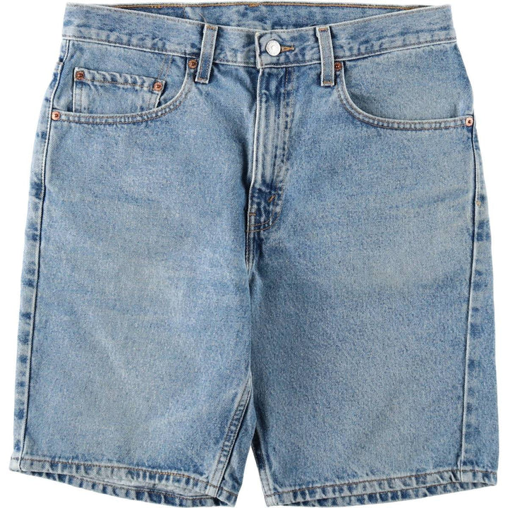 2000'S Levi's 505 Regular Fit Denim Shorts (Men's size W33 equivalent) cotton blue type Vintage Second Hand