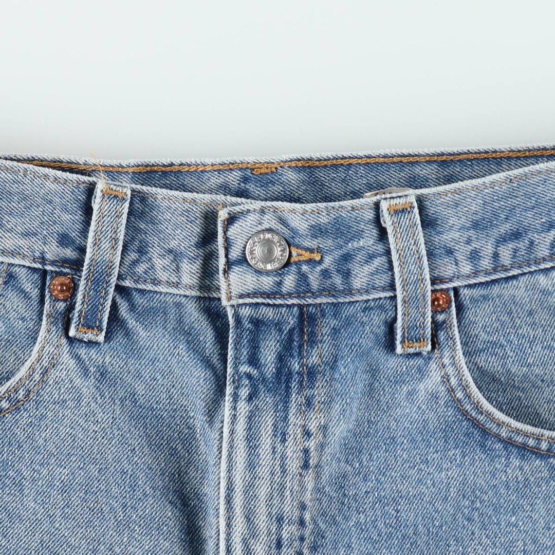 2000'S Levi's 505 Regular Fit Denim Shorts (Men's size W33 equivalent) cotton blue type Vintage Second Hand