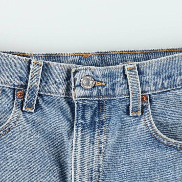 2000'S Levi's 505 Regular Fit Denim Shorts (Men's size W33 equivalent) cotton blue type Vintage Second Hand