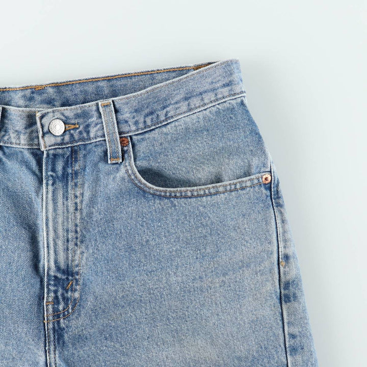 2000'S Levi's 505 Regular Fit Denim Shorts (Men's size W33 equivalent) cotton blue type Vintage Second Hand