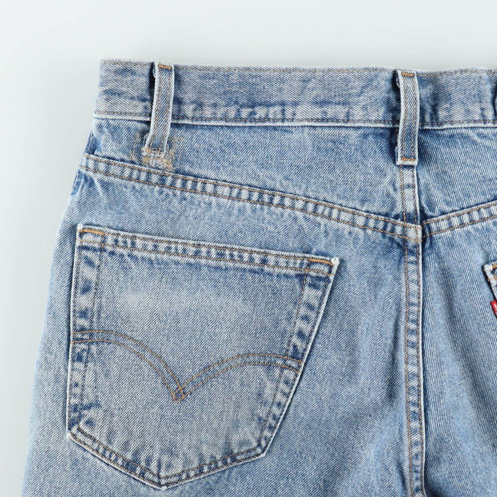 2000'S Levi's 505 Regular Fit Denim Shorts (Men's size W33 equivalent) cotton blue type Vintage Second Hand