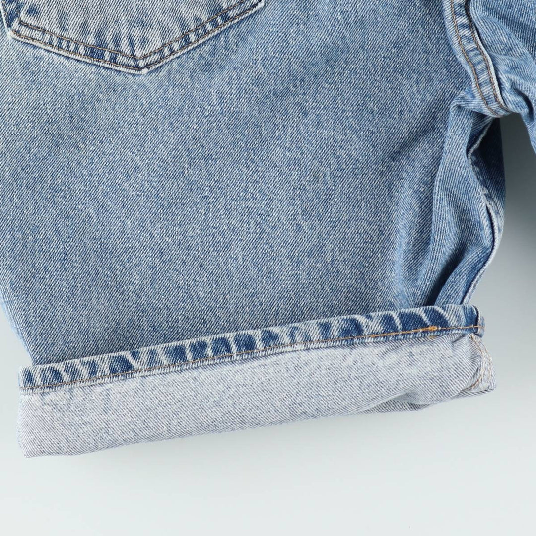 2000'S Levi's 505 Regular Fit Denim Shorts (Men's size W33 equivalent) cotton blue type Vintage Second Hand